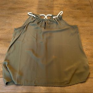 Banana republic rope tie tank